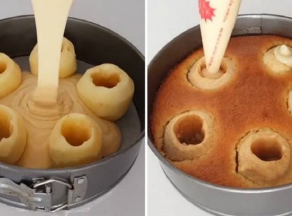 Megtisztítottam az almákat és megtöltöttem krémmel! Ilyen csodás desszertet még nem kóstoltál!