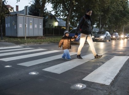 Bemutatjuk Magyarország első okos zebráját!