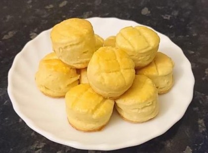 Az első pogácsám amit más is megevett – Állítólag jó lett, ajánlom szeretettel!