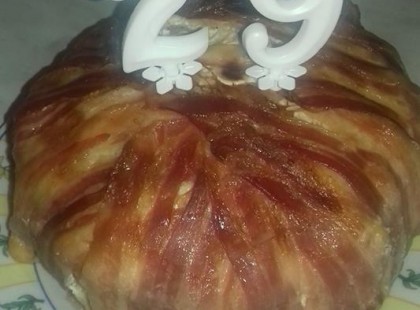 Készül a férjem szülinapi tortája: csirkemell torta