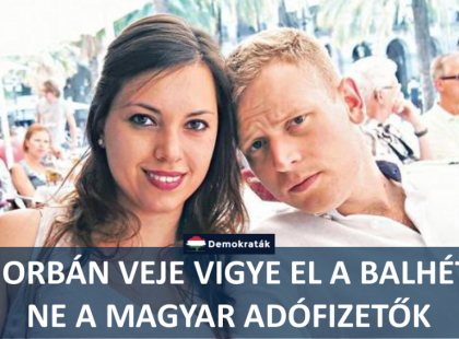 Orbán veje vigye el a balhét,ne az adófizetők
