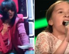 A 11 éves kislány Edit Piaf “Nem bánok meg semmit” című dalát énekli és mindenkit lenyűgöz