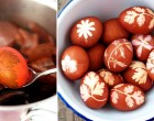 A legszebb húsvéti tojások! Természetes festékkel és mintával díszítve, vegyszerek használata nélkül!