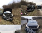 Kedves ismerőseim!cserbenhagyásos autóbalesetet szenvedtünk a 8-as főút 45-ös km szelvényénél
