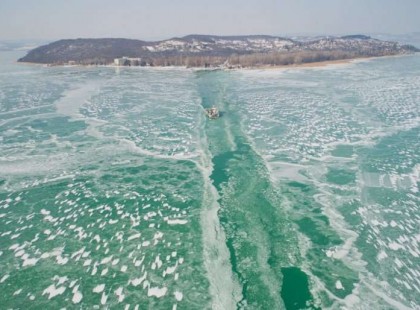 Így még biztosan nem látták a Balatont – képek