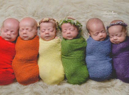 Te jó ég! Hatos ikrek születtek egy három gyermekes családba - KÉPEK