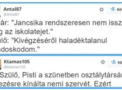 40 ellenőrző beírás tanároktól és szülőktől, amiken sírni fogsz a nevetéstől