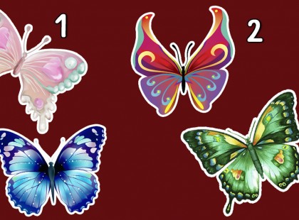 Válassz egy pillangót, felfedi a lelked legmélyebb rejtélyeit!