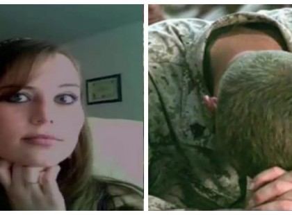 A feleség látja amint férje a kertben ül és sír – aztán veszi észre mi van a kezében