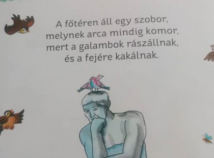 A fiam új harmadikos olvasás könyvében ezt a verset találtuk.