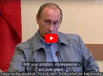 Így rak rendet Putyin a kapzsi gyártulajdonosoknál - VIDEÓ