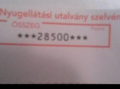 A nagymamám egy havi nyugdíja..És a képviselők havi 5 milliót keresnek, hol itt az igazság?
