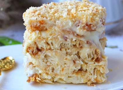 Napóleon torta lusta asszony módra – egy ínycsiklandozó édesség, ami mindössze 20 perc alatt elkészíthető!