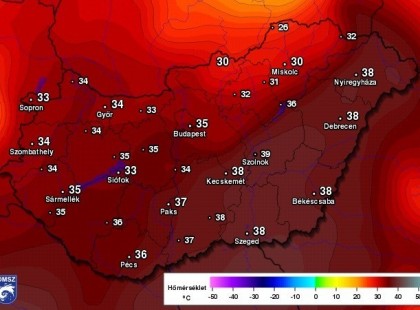 Afrikai légtömeg fokozza holnaptól a kánikulát, mely miatt hajszálnyira leszünk a 40 foktól.