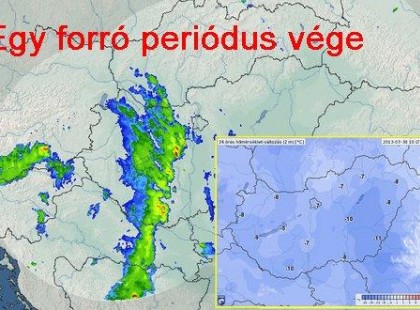 Itt a rekkenő hőség vége: jön a lehűlés : itt a dátum – ezen a napon végre fellélegezhetünk!