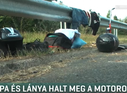 Szörnyű tragédia az M7- esen,apa és 12 éves kislánya vesztette el az életét a balesetben