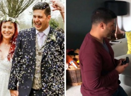 A pár néhány évi kapcsolat után egybekel - a férfi 1 héttel később megkéri egy másik nő kezét