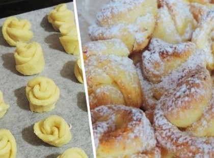 Túrós „rózsa”-sütemény: mindössze húsz perc alatt elkészül, de az egész család élvezi egy héten keresztül! Itt a recept!