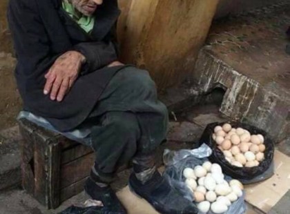 A hölgy ezt kérdezte az öregembertől. „Mennyiért adja a tojásokat?