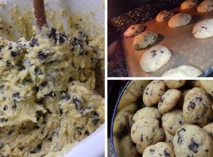 Amerikai csokis keksz (csak kikevered, formázod és végül sütöd)