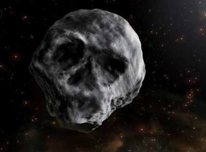 Egy koponya alakú aszteroida száguld a Föld felé, a NASA meg is örökítette