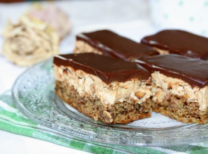 Diókrémes kávés süti <3 Amikor megkóstoltam, szóhoz sem jutottam, annyira finom!