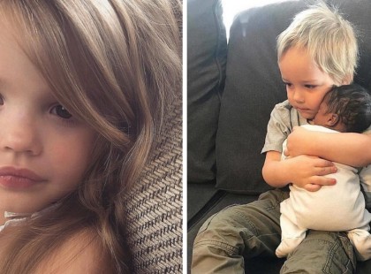 16 fénykép gyermekekről, akiknek a szépsége és a varázsa meghódította a világhálót