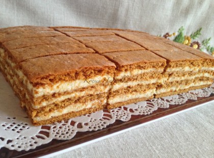 Mézes kalács szelet, abbahagyhatatlan finomság