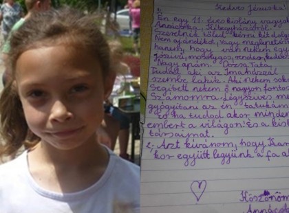 Szívszorító, amit Annácska kért Karácsonyra! Sorait ezrek osztják az interneten! A felnőttek is tanulhatnak tőle: