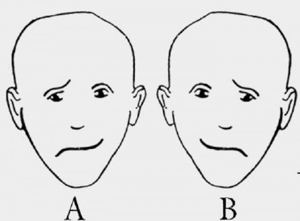 Melyik arcot látod boldognak a kettő közül. Elárulja, hogy az agyad melyik részét használod leginkább