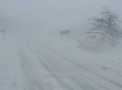 Havazás - hófúvás .7 megyére adtak ki figyelmeztetést