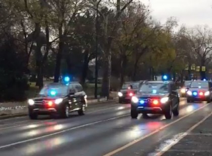 Baleset érte Orbán Viktort az M3 autópályán.