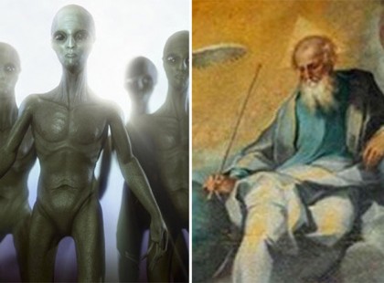 Régi festmény bizonyíthatja, hogy Isten idegen lény volt