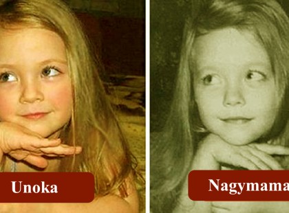 20 + fotó, ami bizonyítja a gének erősségét! Ha nem látnám, el se hinném!