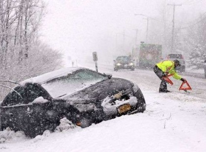 12 megyére adtak ki riasztást !95km/órás szél és hózápor érkezik !Mutatjuk mikor ér ide
