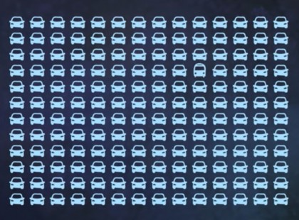 A legtöbb ember nem találja meg a buszt az autók között – küldd tovább, ha te képes vagy rá!