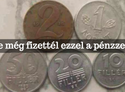 Te még fizettél ilyen pénzérmékkel?