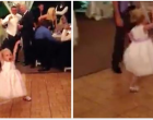 A koszorúslány táncol az esküvői fogadáson, csakhogy a tömeg elveszíti az eszét, amikor a dal vált