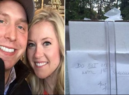 9 év után végül kinyitották a nászajándékukat, amire a nagynéni azt mondta ne nyissák ki…