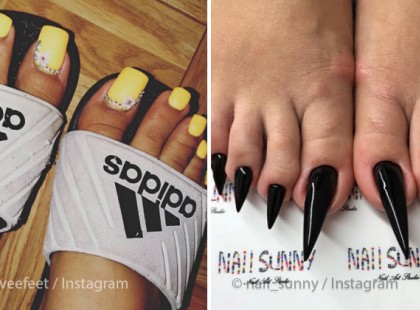 A lábujj műköröm lesz az új divat?