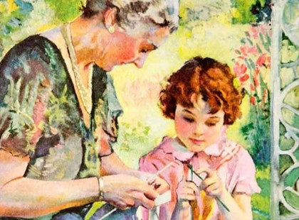 A nagymama és az unokák közötti szeretet örökké tart!