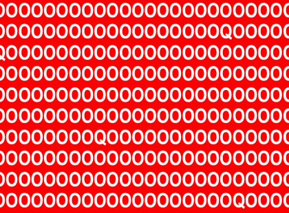 Szinte mindenki elrontja első próbálkozásra: Hány Q betű van elrejtve ezen a képen?