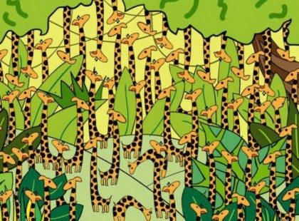 A legtöbb ember nem találja meg a kígyót a zsiráfok között - Neked menni fog?