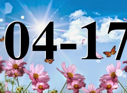 04.17 A mai nap dátumának spirituális üzenete