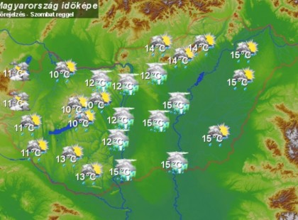 Hétvégén visszatér a hideg! 15 fokot csökken a hőmérséklet .Itt az előrejelzés