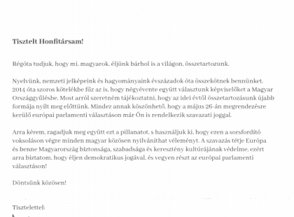 Megkezdte Orbán az ukrajnai magyarok mozgósítását az európai parlamenti választásra- mutatjuk, hogy hogyan