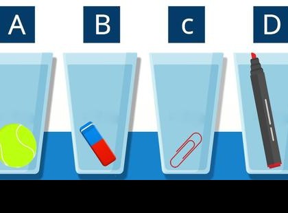 Melyik pohárban van a legtöbb víz? Dolgoztasd meg agyadat ezzel a fejtörővel