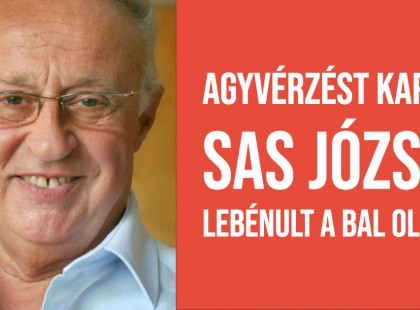 Sas József: Egy pillanatra sem adom fel, a lelkem erős, és remélem, a testem is megerősödik, és visszatérek a közönségemhez