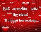 Rák - oroszlán - szűz figyelem! Holnapi horoszkóp