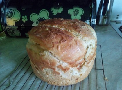 Krumplis kenyérkém, csodás lett, nálunk ez a bevált kenyér